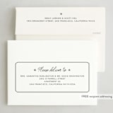 "Analogue" - Holiday Cards in Pudding by Creo Study - FREE Recipient Addressing