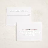 "Preppy Bow Border" - Holiday Cards in Holly Berry by Susan Zinader - FREE Recipient Addressing