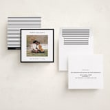"square" - Holiday Cards in Charcoal by JoAnn Jinks - Assembled