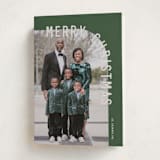 "Curve" - Holiday Cards in Pine by Brianne Larsen - Folded Card