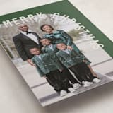 "Curve" - Holiday Cards in Pine by Brianne Larsen - Detail