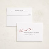 "Off the Grid" - Holiday Cards in Candied Apple by Annie Clark - FREE Recipient Addressing