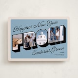 "Vintage Postcard" - Holiday Cards in Sky by Claudia Orengo - Front