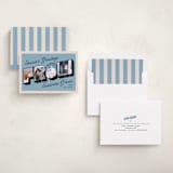 "Vintage Postcard" - Holiday Cards in Sky by Claudia Orengo - Assembled