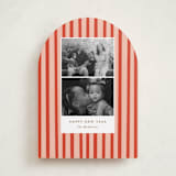 "Striped Snaps" - Holiday Cards in Candy Cane by Bethan - Front