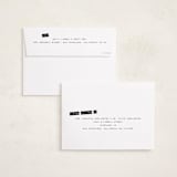 "Uniquely Us" - Holiday Cards in Marshmallow by Claudia Orengo - FREE Recipient Addressing