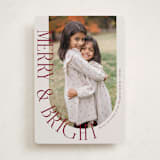 "Glory Around" - Holiday Cards in Wine by Brianne Larsen - Front