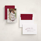 "Glory Around" - Holiday Cards in Wine by Brianne Larsen - Assembled