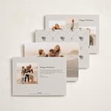 "Merriest Botanicals" - Holiday Cards in Champagne by Angel Walker - Back of Card Options