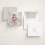 "Merry Squary" - Holiday Cards in Snowflake by Angela Thompson - Assembled