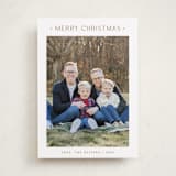 "Dotted" - Holiday Cards in Caramel by Carolyn MacLaren - Front