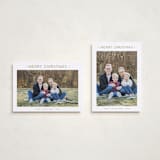 "Dotted" - Holiday Cards in Caramel by Carolyn MacLaren - Photo Orientation Options