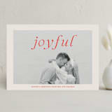 "Frankly" - Holiday Cards in Cardinal by Ani Somi - Front