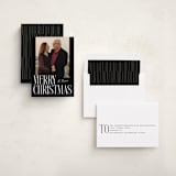 "Merry Stack" - Holiday Cards in Coal by Ekko Studio - Assembled