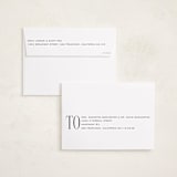 "Merry Stack" - Holiday Cards in Coal by Ekko Studio - FREE Recipient Addressing