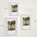 "Laurel Wreath" - Holiday Cards in Juniper by Wildfield Paper Co - Formats Available