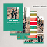"Joyful Color" - Holiday Cards in Festive by Kacey Kendrick Wagner - Back of Card Options