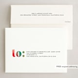 "Joyful Color" - Holiday Cards in Festive by Kacey Kendrick Wagner - FREE Recipient Addressing