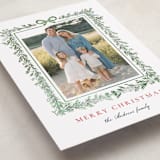 "Fir Frame" - Holiday Cards in Evergreen by Petra Kern - Detail