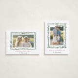 "Fir Frame" - Holiday Cards in Evergreen by Petra Kern - Photo Orientation Options