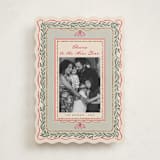"Rustic Romance" - Holiday Cards in Wreath by Leia Matt - Front