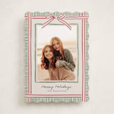 "Holiday Wrap" - Holiday Cards in Moss by Chris Griffith - Front