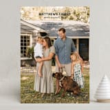 "Excitement" - Holiday Cards in Navy by Lisa Assenmacher - Front