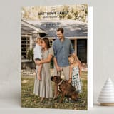 "Excitement" - Holiday Cards in Navy by Lisa Assenmacher - Folded Card