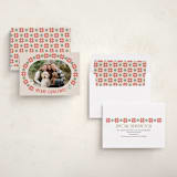 "Cozy Knit Christmas" - Holiday Cards in Linen by Karidy Walker - Assembled