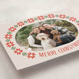 "Cozy Knit Christmas" - Holiday Cards in Linen by Karidy Walker - Detail