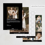 "Reserved" - Holiday Cards in Snow by Kaydi Bishop - Back of Card Options