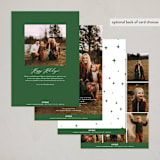 "Photo Card" - Holiday Cards in Wreath by Juliana Zimmermann - Back of Card