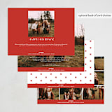 "rusted joy" - Holiday Cards in Crimson by Karidy Walker - Back of Card