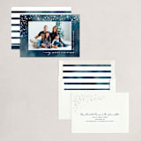 "Snowy Inky" - Holiday Cards in Midnight by Penny Eversole - Assembled