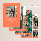 "joyful dash" - Holiday Cards in Holly Berry by Robin Ott - Back of Card Options