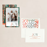 "joyful dash" - Holiday Cards in Holly Berry by Robin Ott - Assembled