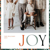 "joyful dash" - Holiday Cards in Holly Berry by Robin Ott - Detail