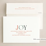 "joyful dash" - Holiday Cards in Holly Berry by Robin Ott - FREE Recipient Addressing