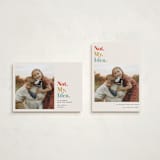 "Not My Idea Pet Card" - Holiday Cards in Maize by Penny Eversole - Photo Orientation Options