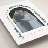 "a married christmas" - Holiday Cards in Snow by Hooray Creative - Detail