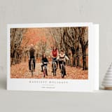 "underscore" - Holiday Cards in Gingerbread by Alexandra Cohn - Folded Card