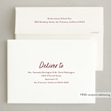 "Dog Wishes" - Holiday Cards in Cardinal by Ekko Studio - FREE Recipient Addressing