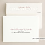 "Festive Strokes" - Holiday Cards in Cranberry by Iveta Angelova - FREE Recipient Addressing