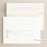 "Merriest&Bright" - Holiday Cards in Golden by Ana de Sousa - FREE Recipient Addressing