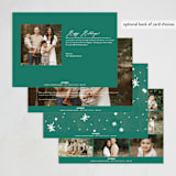 "Joyful Woodland" - Holiday Cards in Evergreen by Vivian Yiwing - Back of Card Options