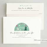 "Joyful Woodland" - Holiday Cards in Evergreen by Vivian Yiwing - FREE Recipient Addressing