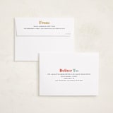 "Not My Idea Pet Card" - Holiday Cards in Maize by Penny Eversole - FREE Recipient Addressing