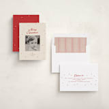 "dainty dots" - Holiday Cards in Cherry by Ellen Schlegelmilch - Assembled