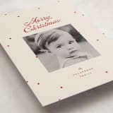 "dainty dots" - Holiday Cards in Cherry by Ellen Schlegelmilch - Detail