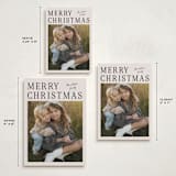 "Modern Merry" - Holiday Cards in Cream by Ilene Guy - Formats Available